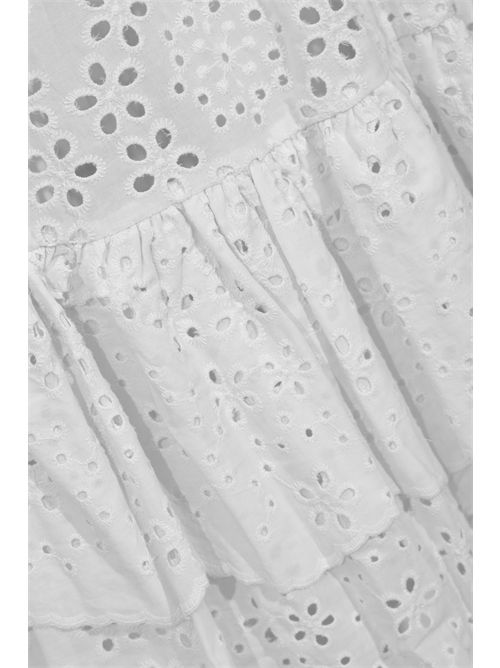 Gonna lunga in pizzo sangallo di cotone Cocco NO SECRETS | 261NS243COCCO